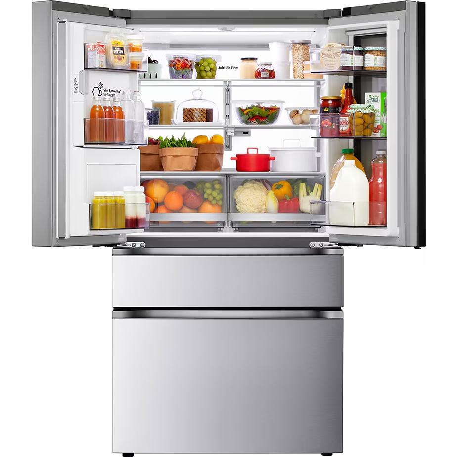 LG 36-inch, 29 cu. ft. French 4-Door Refrigerator with Mirror InstaView® MyColor® and Mini Craft Ice® LF29S9775S IMAGE 7