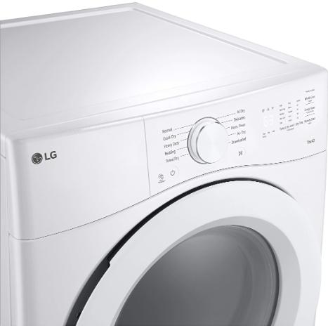 LG 7.4 cu. ft. Electric Dryer with FlowSense™ DLE3420W IMAGE 7