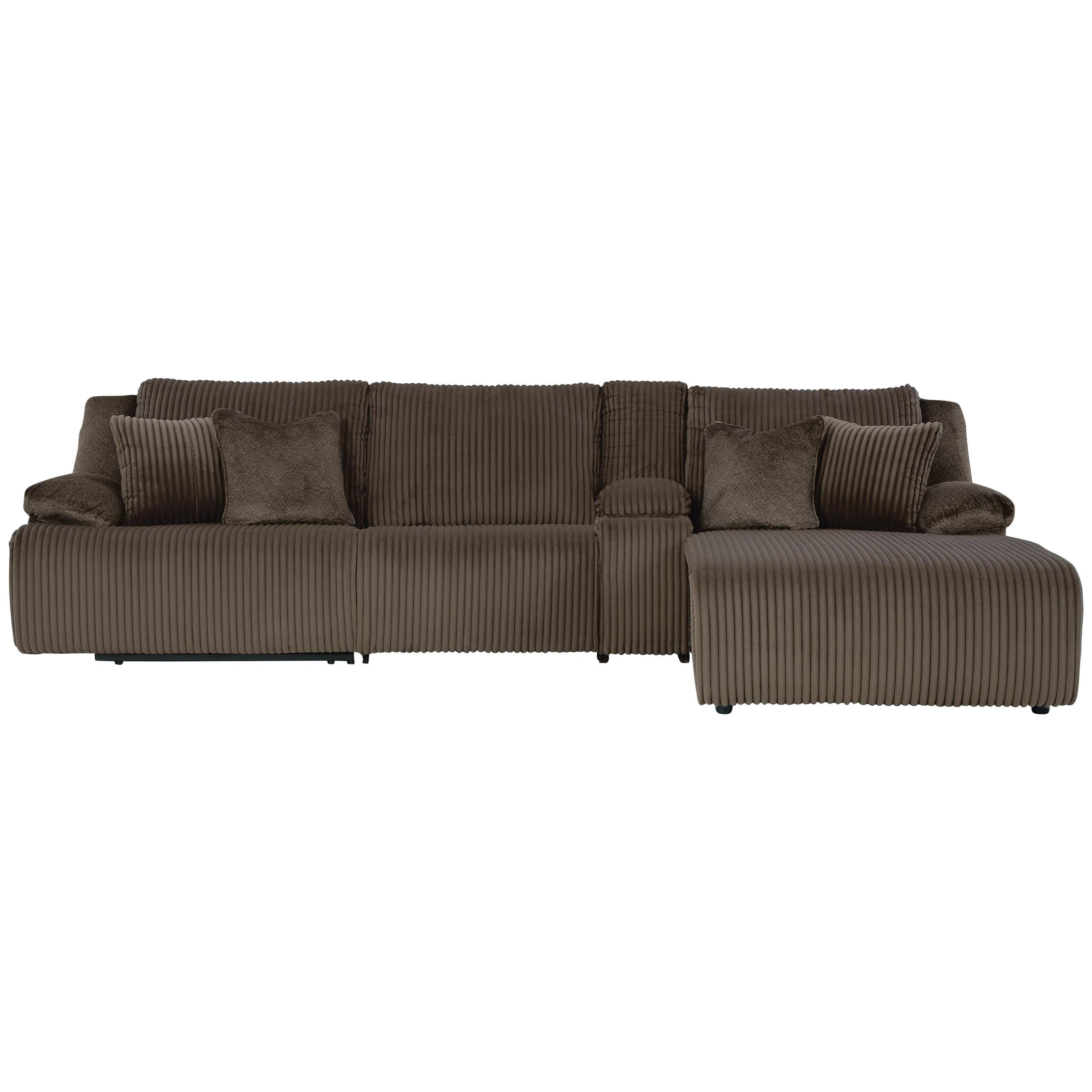 Signature Design by Ashley Top Tier 92705S13 4 pc Reclining Sectional with Chaise IMAGE 1