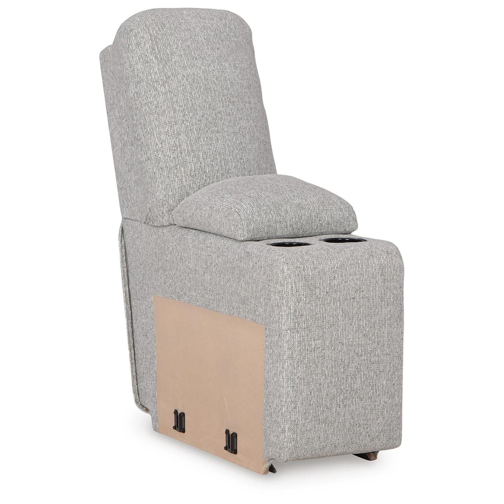 Signature Design by Ashley Acklen Place 93605S20 7 pc Power Sectional Reclining Sofa with Storage Console IMAGE 3