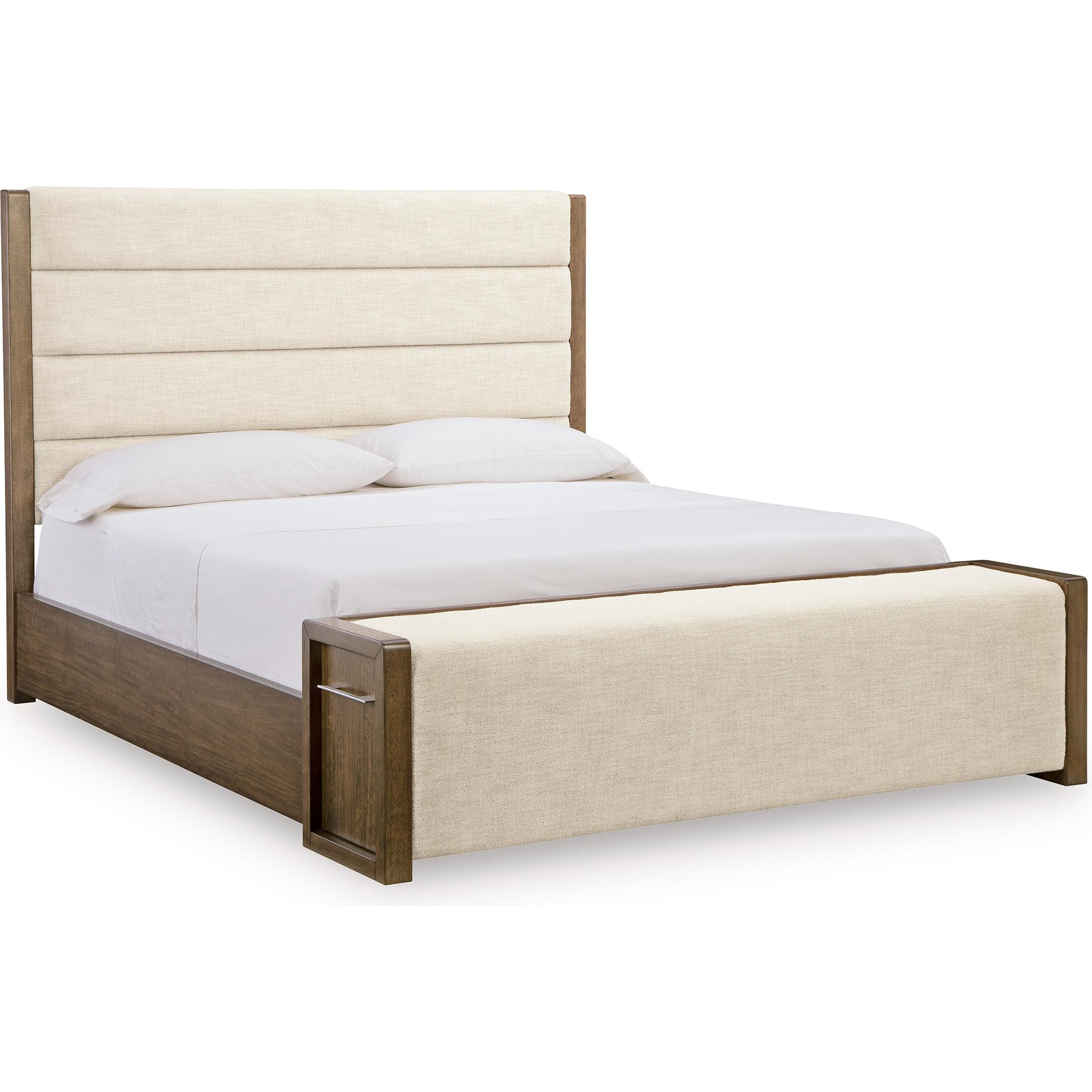 Benchcraft Marxmore B863B4 King Upholstered Storage Bed IMAGE 1
