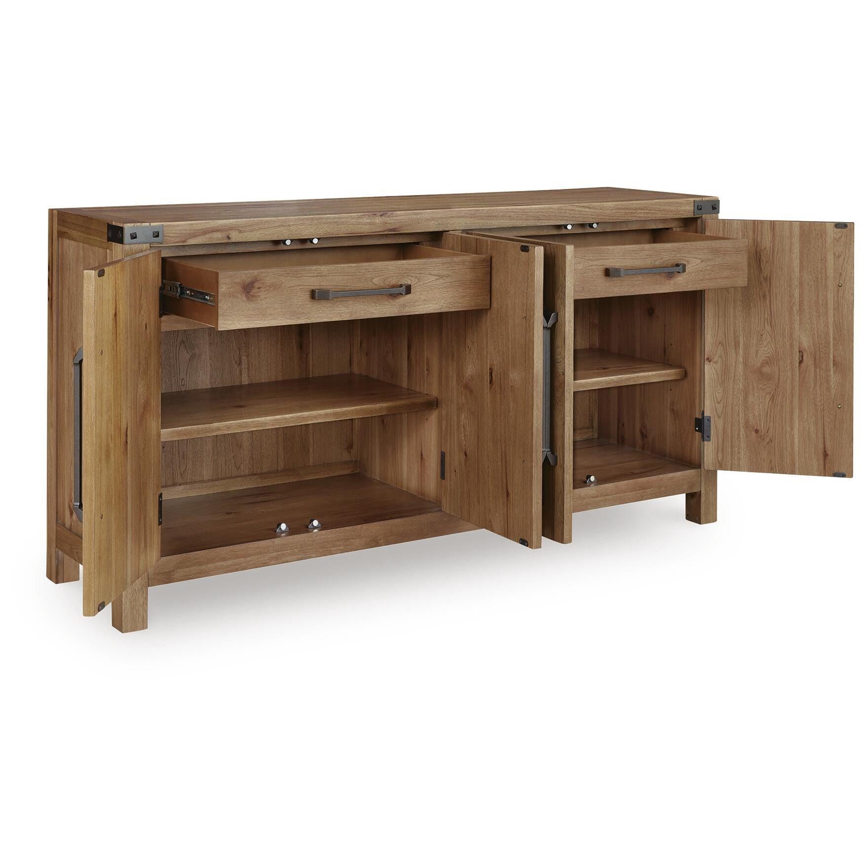 Benchcraft Ridgester D858-60 Dining Room Server IMAGE 3