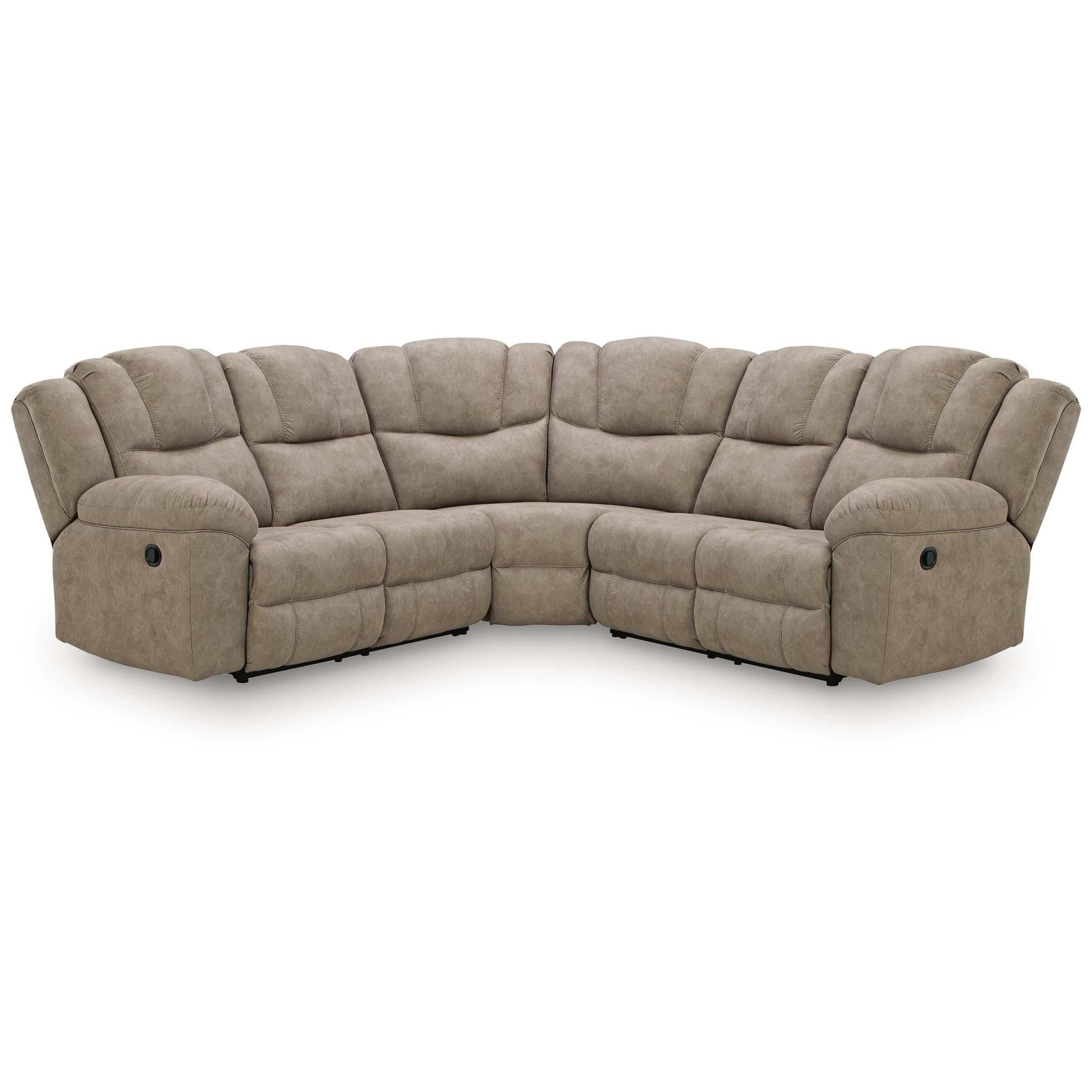 Signature Design by Ashley Pearce-Pike PC69205S4 3 pc Reclining Sectional IMAGE 1
