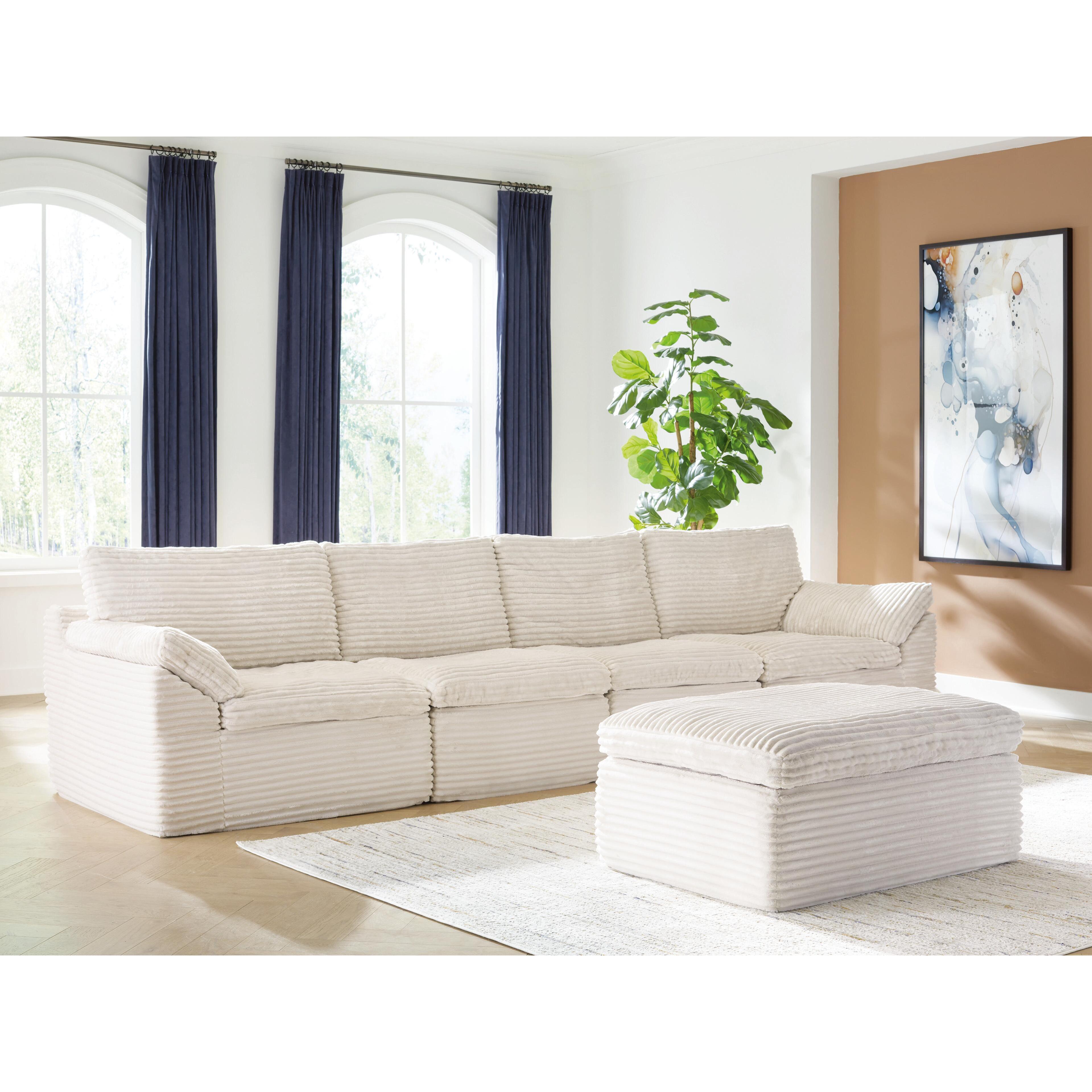 Signature Design by Ashley Fannin PC84304S1 4 pc Sectional with Ottoman IMAGE 6