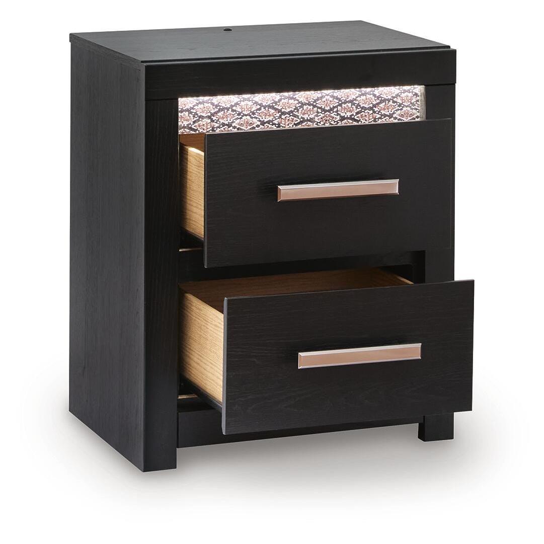 Signature Design by Ashley Brendant PCB2611-92 Two Drawer Night Stand IMAGE 4