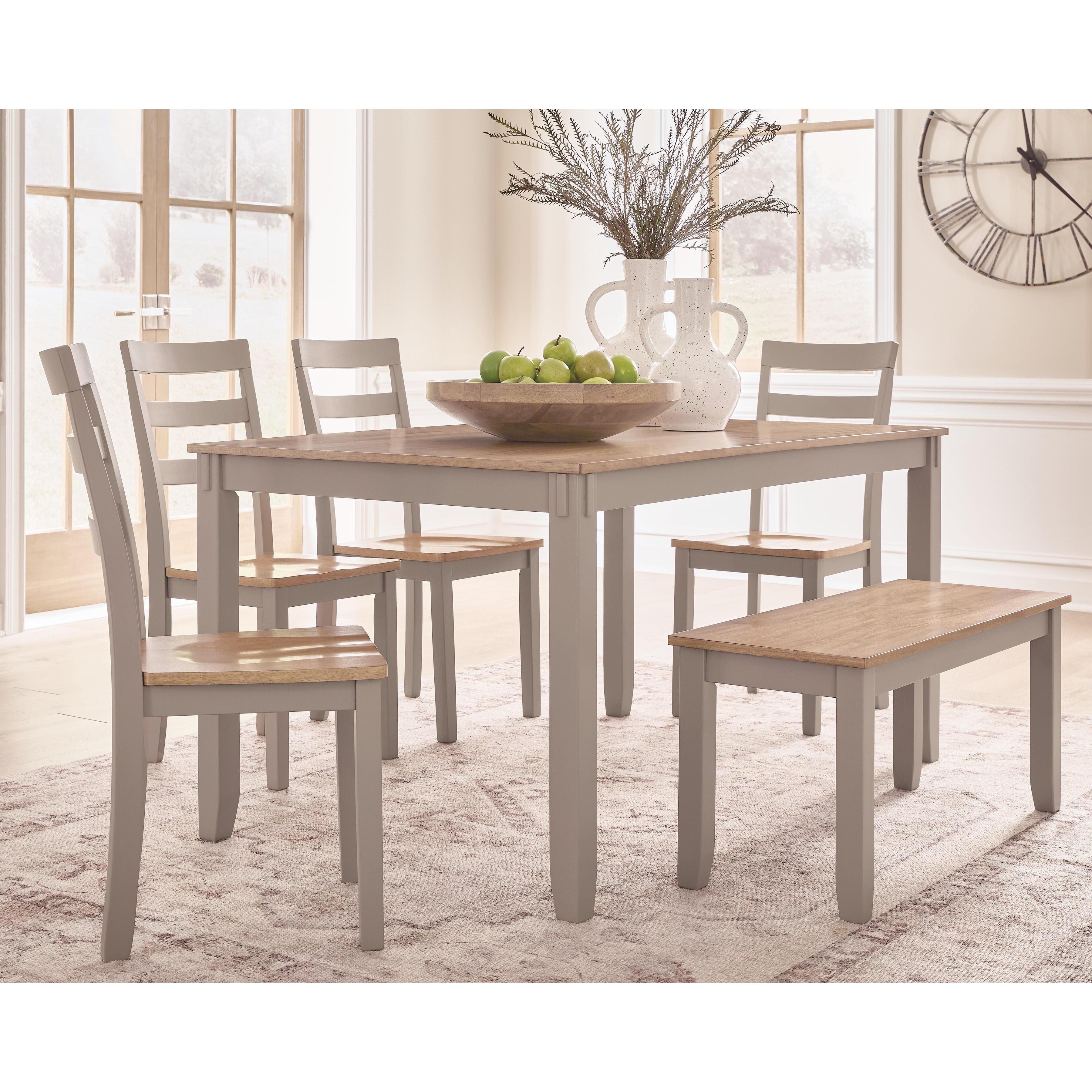 Signature Design by Ashley Harperfeld PCD403-325 Dining Room Table Set IMAGE 5