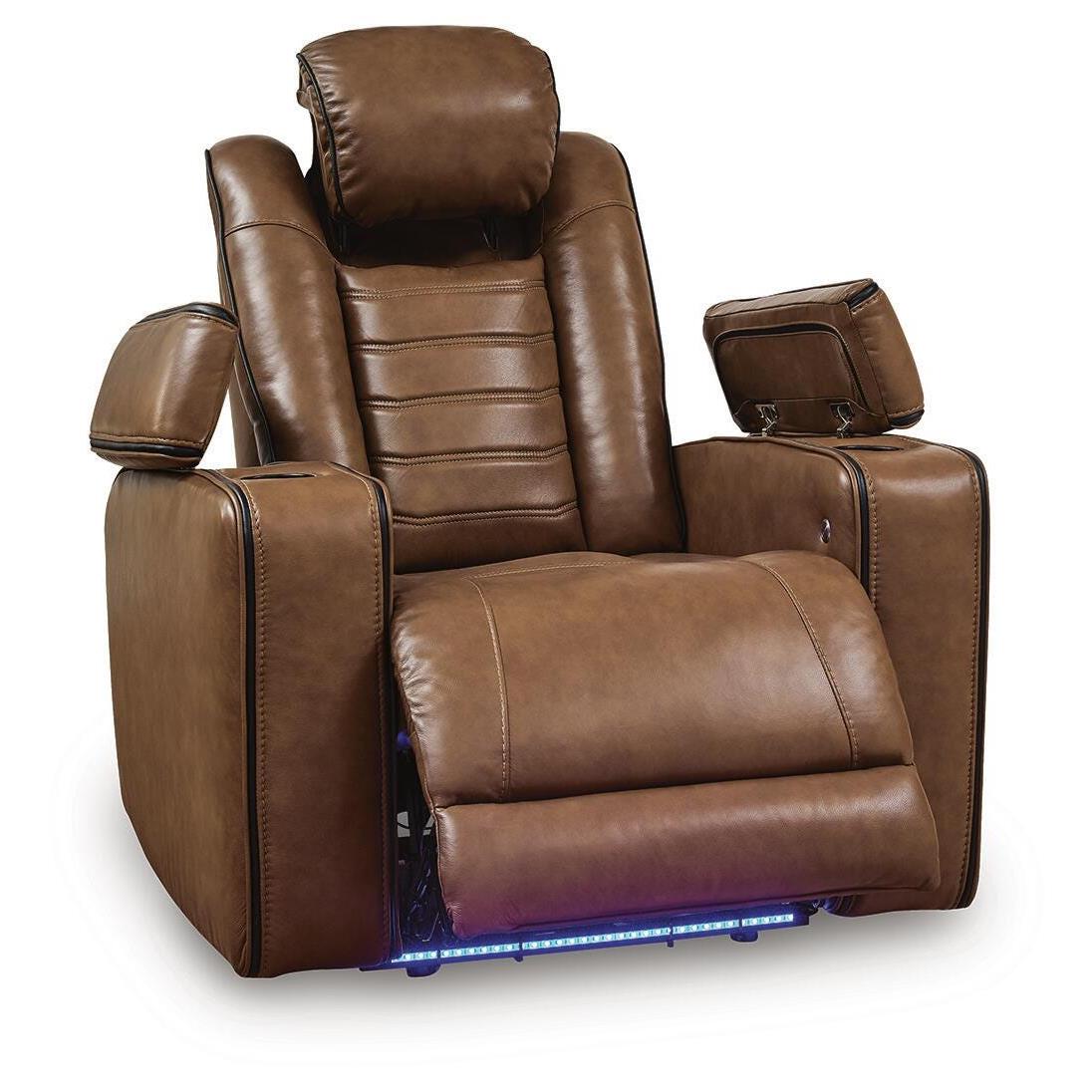 Signature Design by Ashley Gruaro PCU1420013 Power Recliner with Adjustable Headrest IMAGE 6