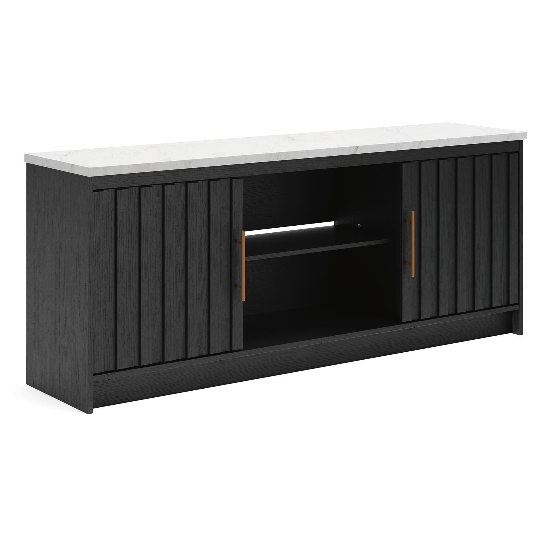 Signature Design by Ashley Cadmori W2616-468 XL TV Stand with Fireplace Option IMAGE 2