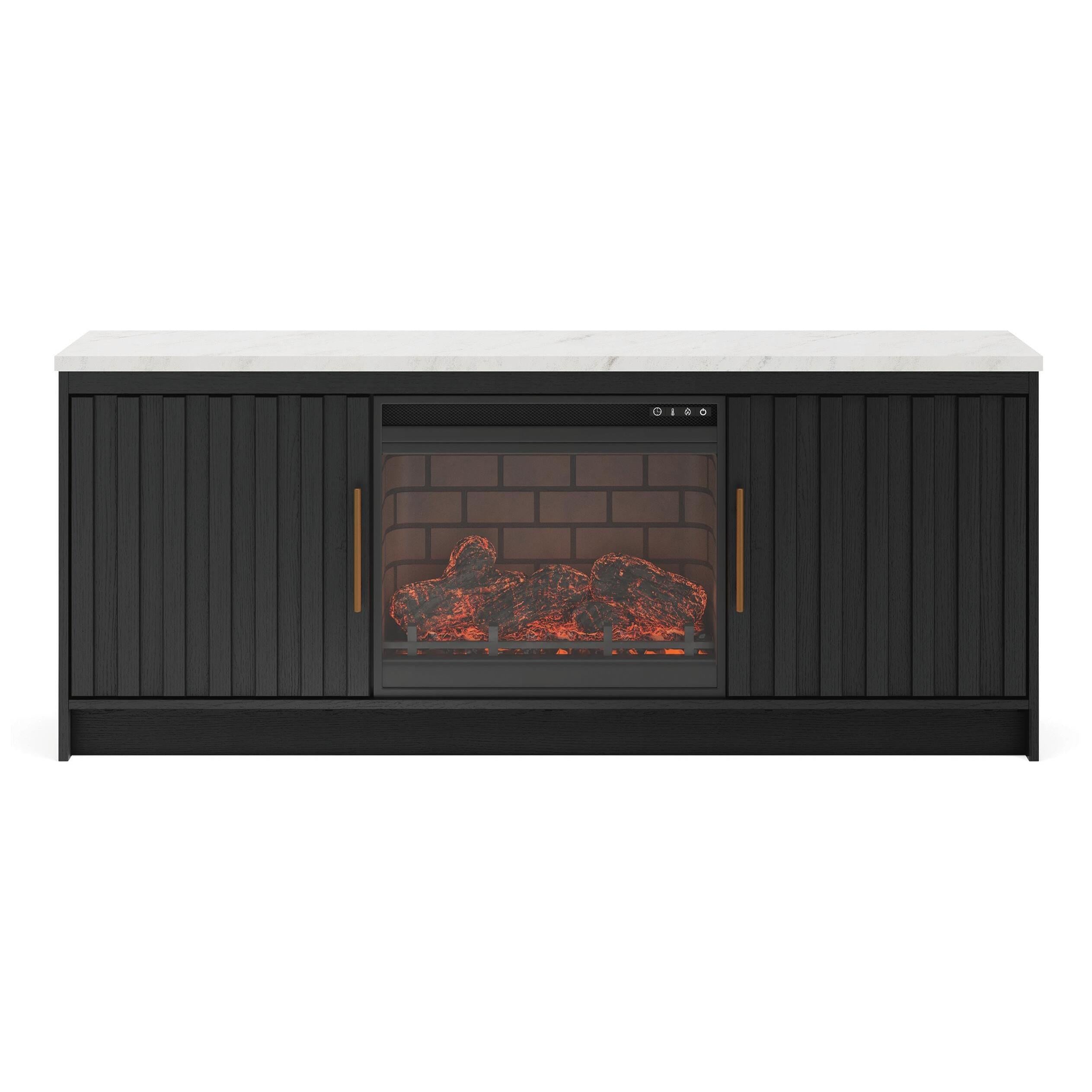 Signature Design by Ashley Cadmori W2616W2 63" TV Stand with Electric Fireplace IMAGE 4