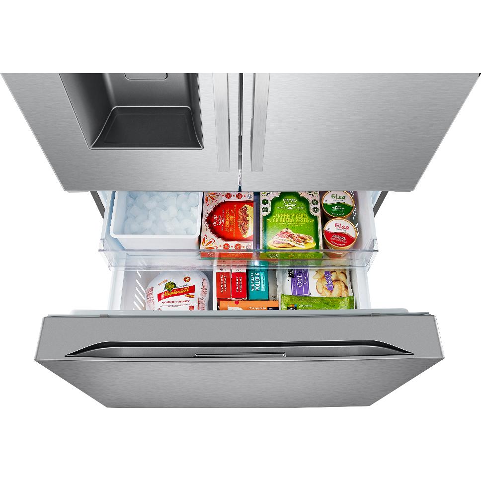 LG 36-inch, 30.7 cu. ft. French 3-Door Refrigerator with Water and Ice Dispensing System LF31WSH63S IMAGE 16