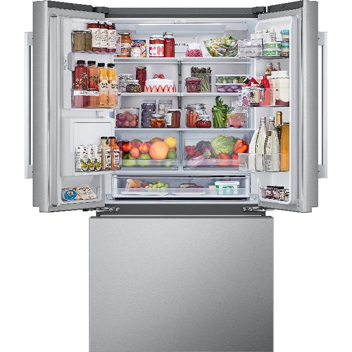 LG 36-inch, 30.7 cu. ft. French 3-Door Refrigerator with Water and Ice Dispensing System LF31WSH63S IMAGE 2
