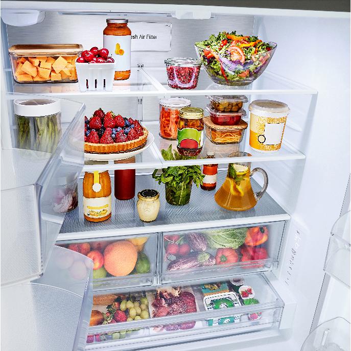 LG 36-inch, 25.1 cu. ft. Counter-Depth MAX® French 3-Door Refrigerator with Ice Maker LF25BZH42S IMAGE 6
