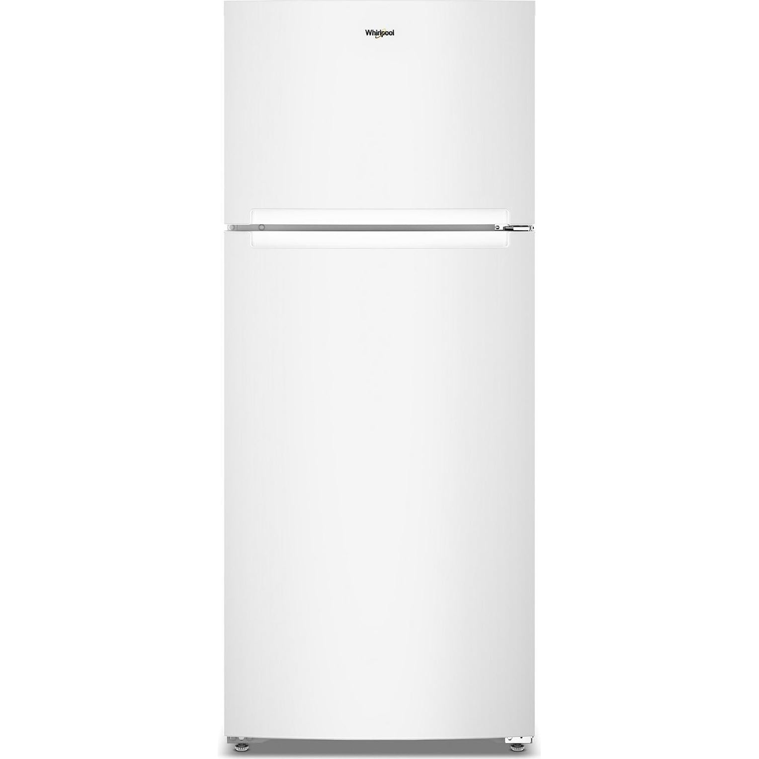 Whirlpool 28-inch, 18.0 Cu. Ft. Top Freezer Refrigerator with Total Coverage Cooling WRTX5118TW IMAGE 1