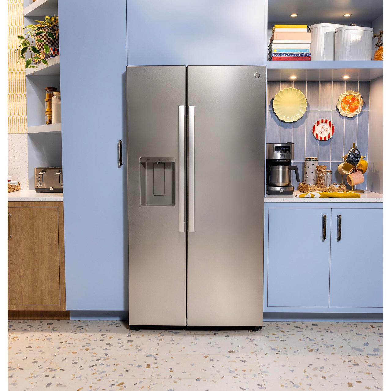 GE 27.7 cu. ft. Side-By-Side Refrigerator with Extra Tall Dispenser GSS28PYYFS IMAGE 15