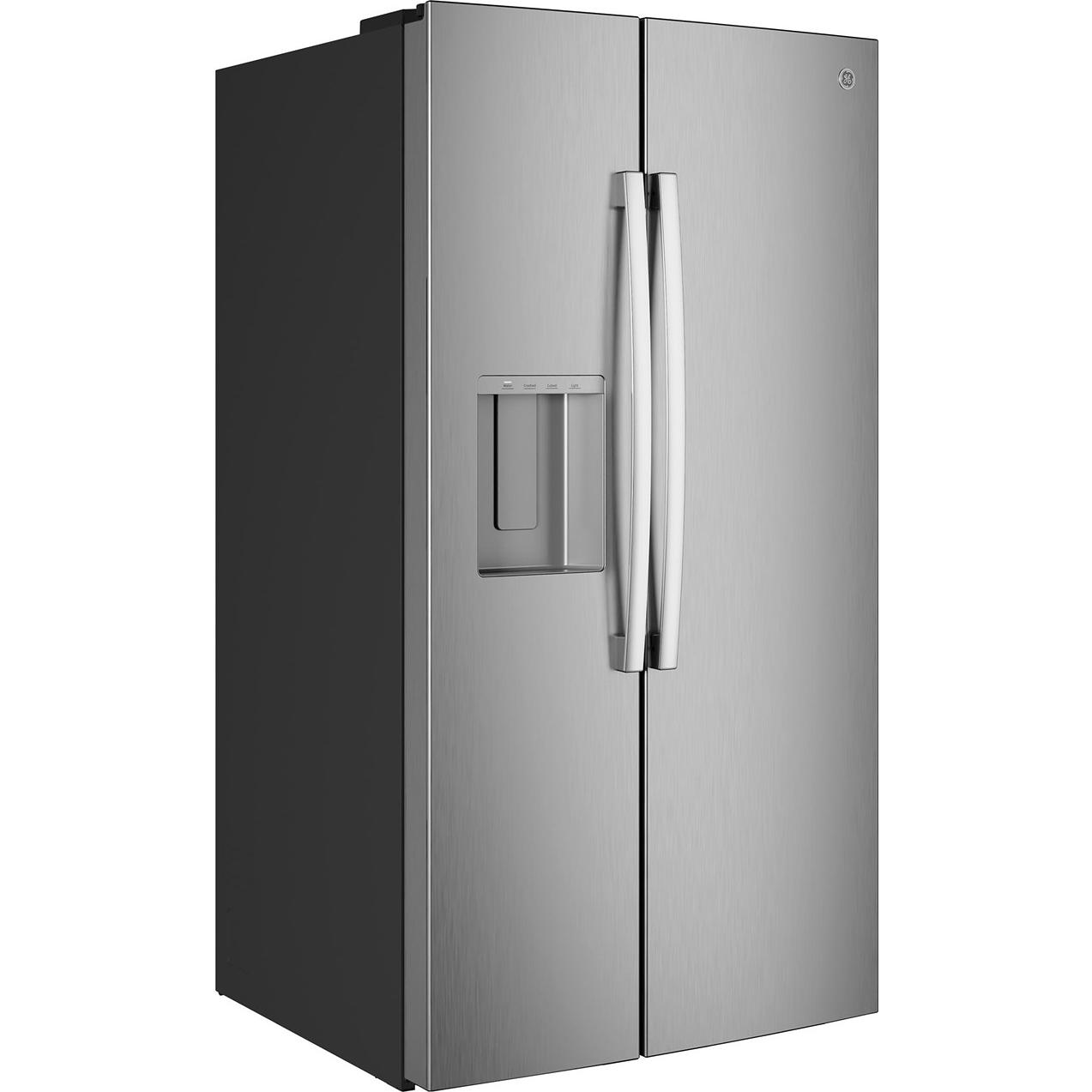 GE 27.7 cu. ft. Side-By-Side Refrigerator with Extra Tall Dispenser GSS28PYYFS IMAGE 2