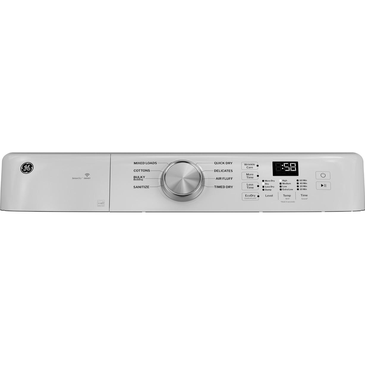 GE Smart Electric Dryer with WiFi Powered by SmartHQ™ GFD35ESMYWW IMAGE 4