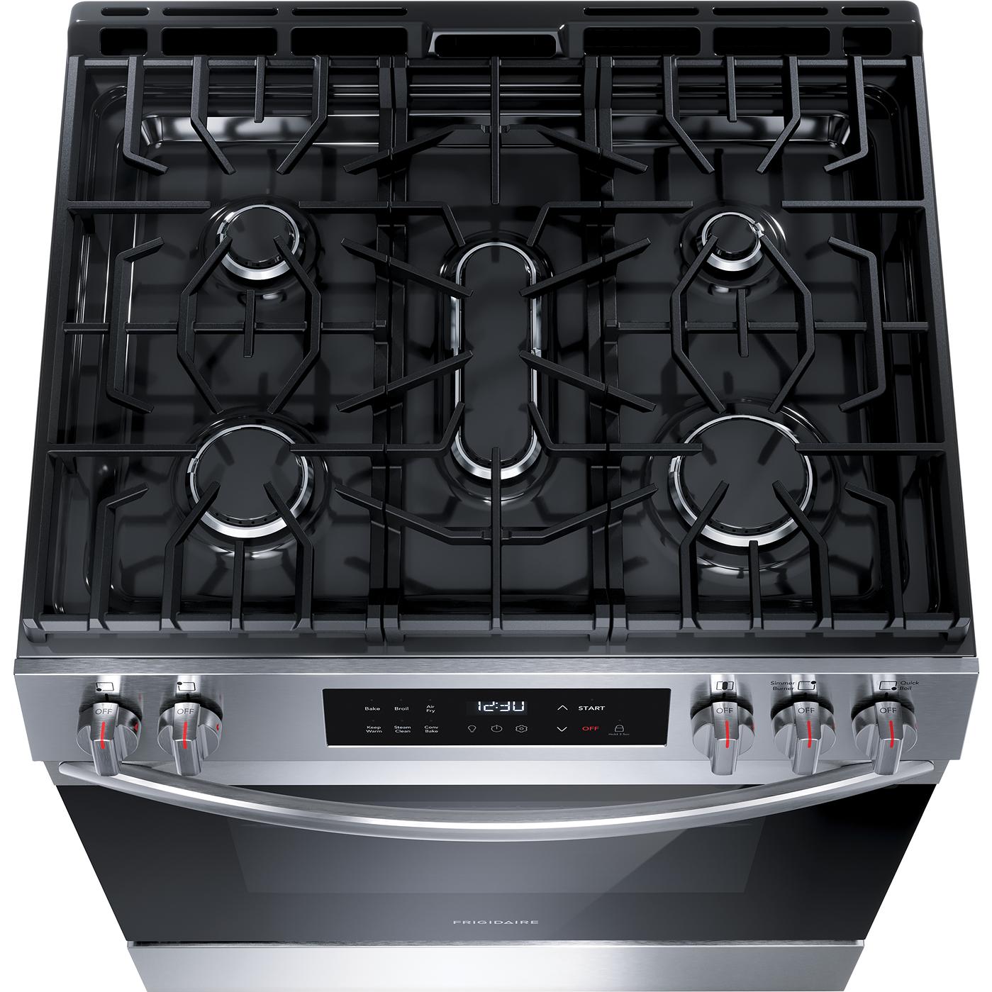 Frigidaire 30-inch Freestanding Gas Range with Air Fry FCFG3082BS IMAGE 4