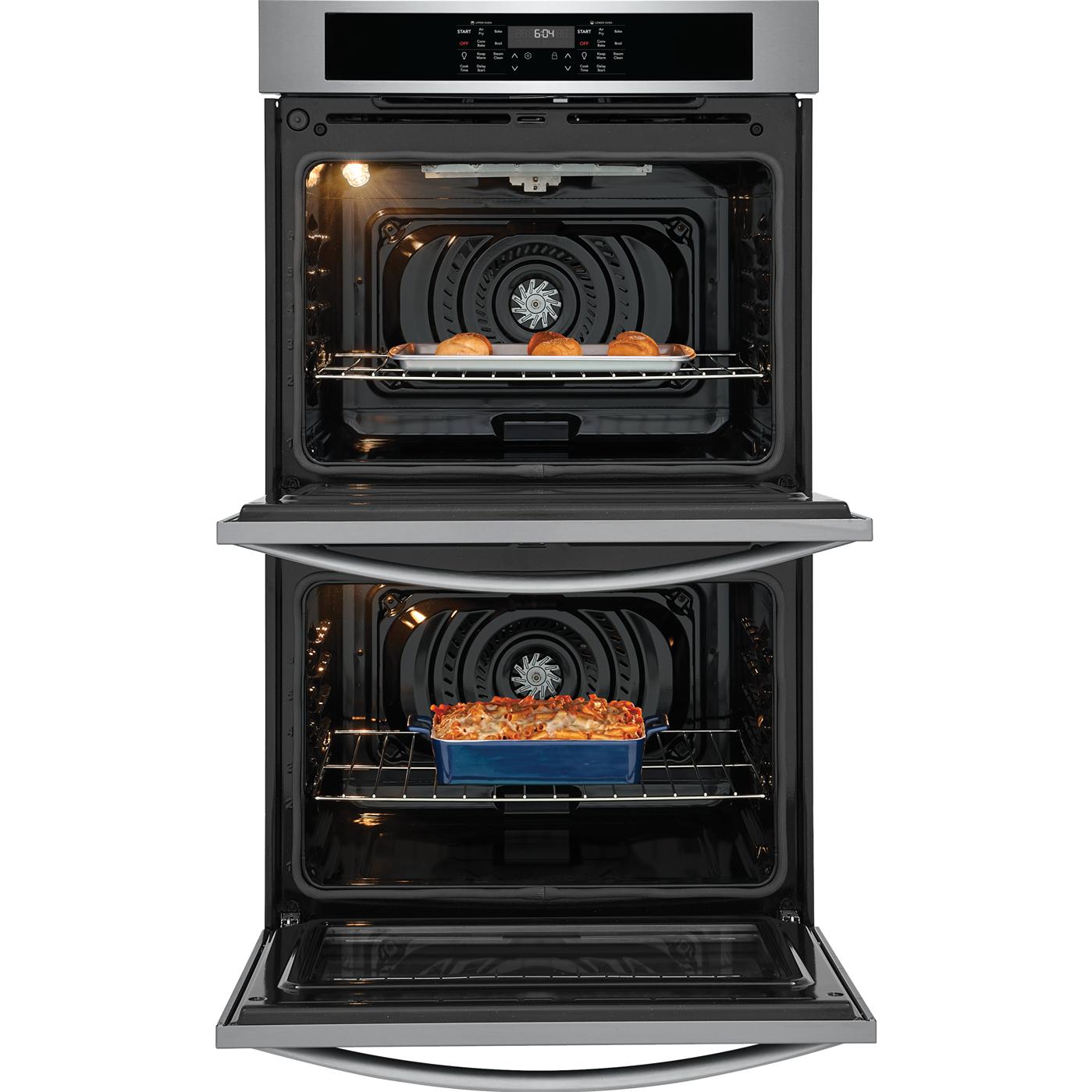 Frigidaire 30-inch, 10.6 cu. ft. Built-in Double Wall Oven with Air Fry FCWD3030AS IMAGE 2
