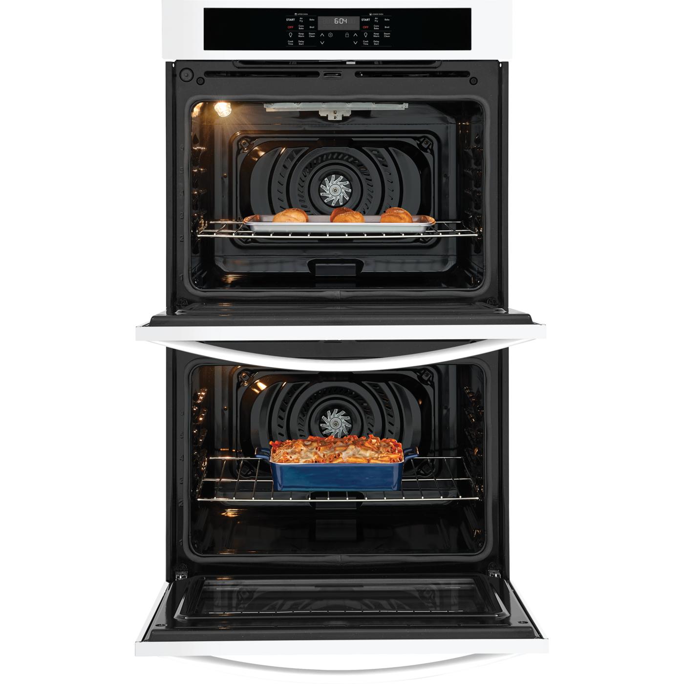 Frigidaire 30-inch, 10.6 cu. ft. Built-in Double Wall Oven with Air Fry FCWD3030AW IMAGE 2