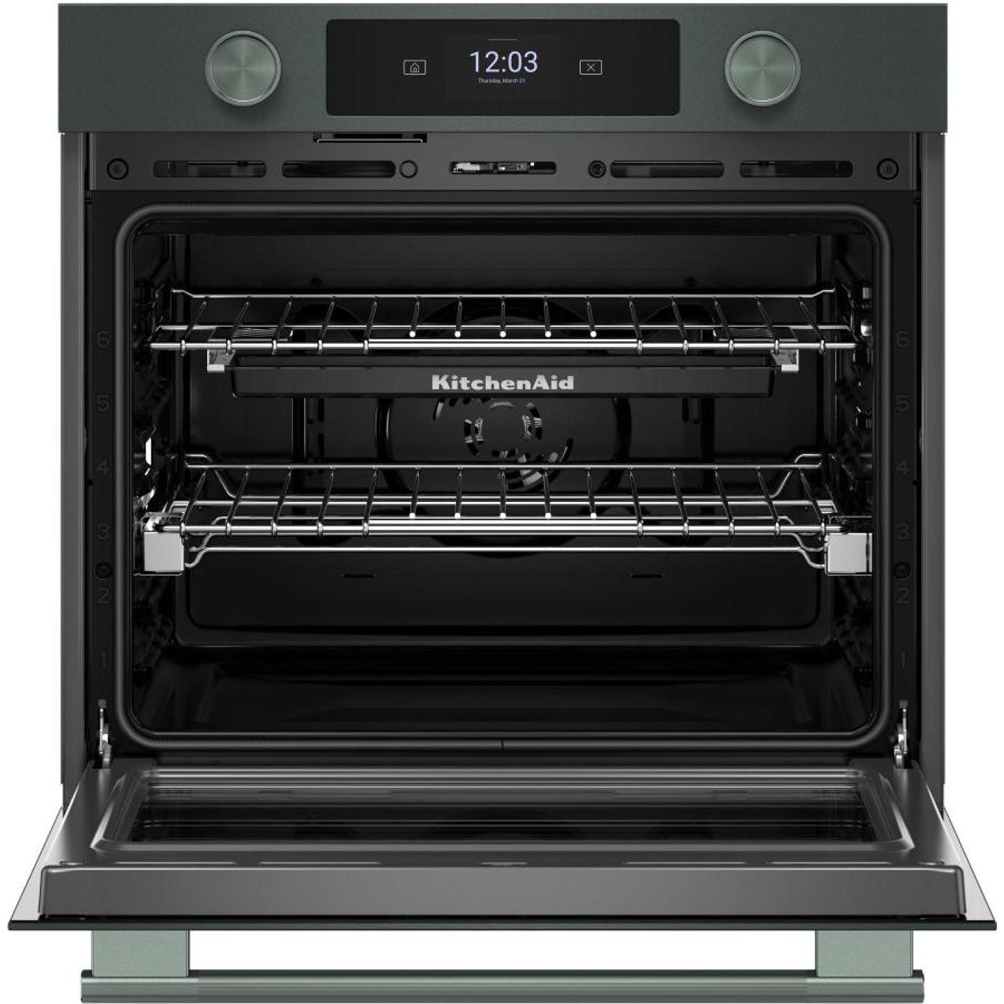 KitchenAid 30-inch Smart Electric Single Wall Oven with Intelligent Cooking Camera KOES930SJP IMAGE 2