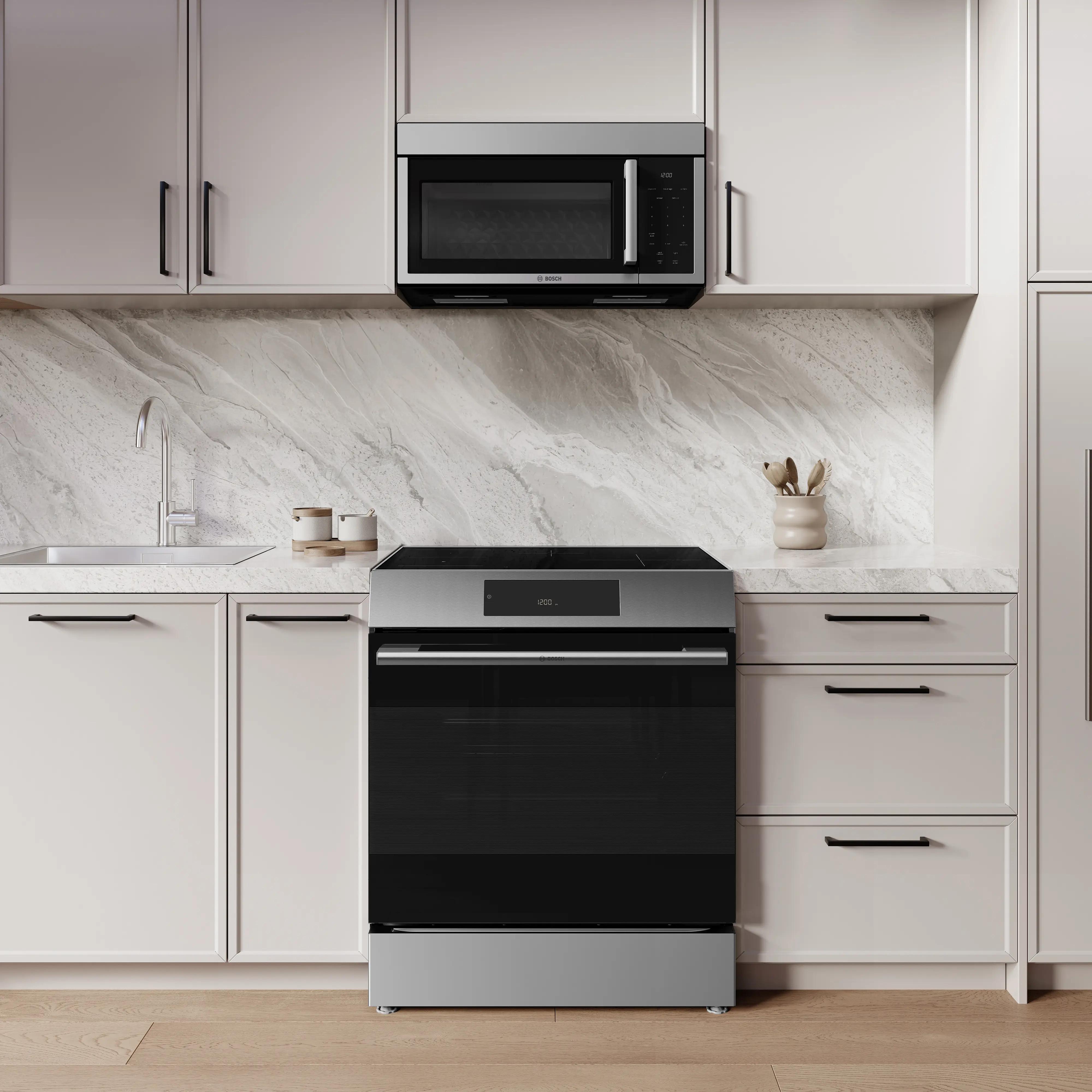 Bosch 300 Series Induction Freestanding Range HIF3050MC IMAGE 14