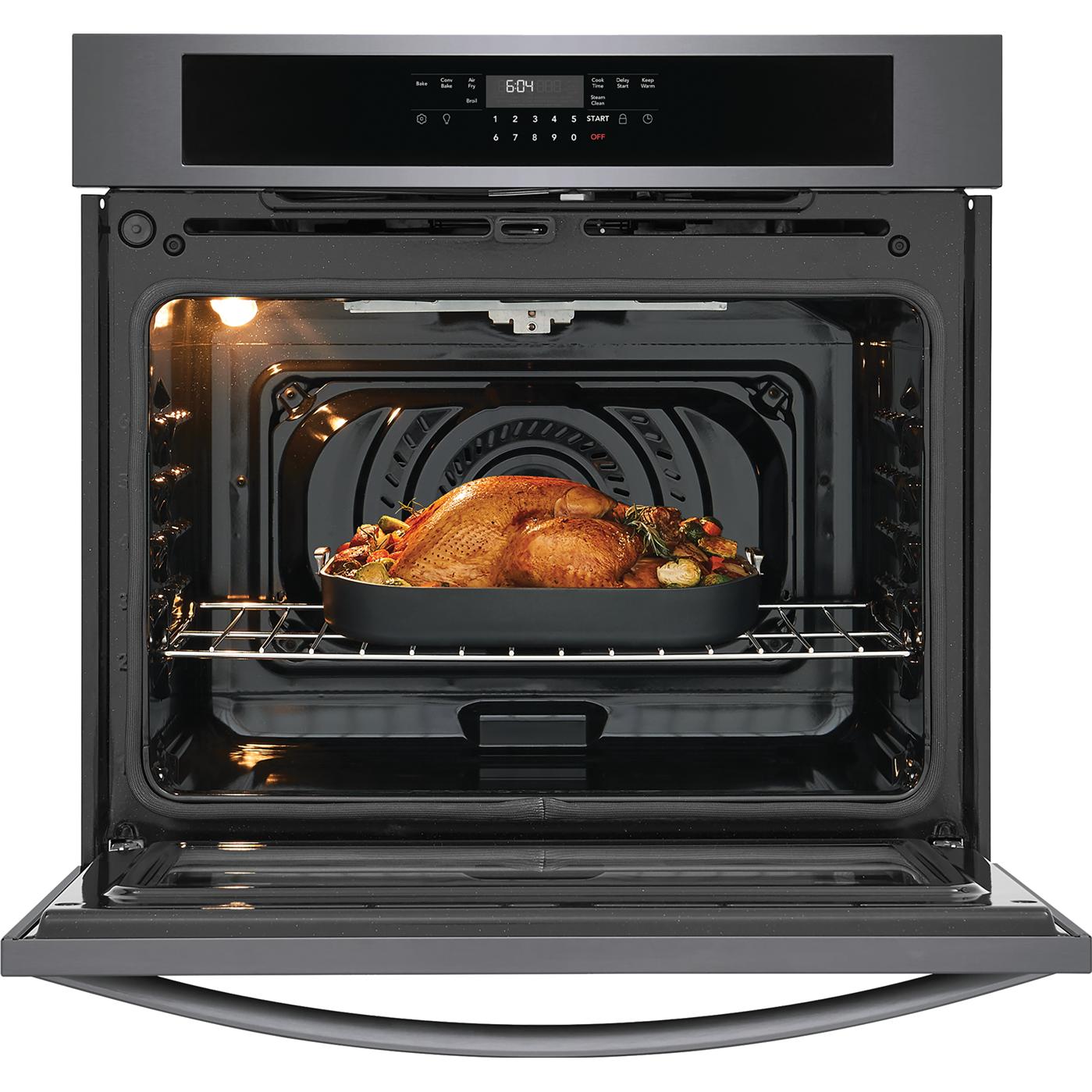 Frigidaire 30-inch, 5.3 cu. ft. Built-in Single Wall Oven with Air Fry FCWS3030AD IMAGE 2