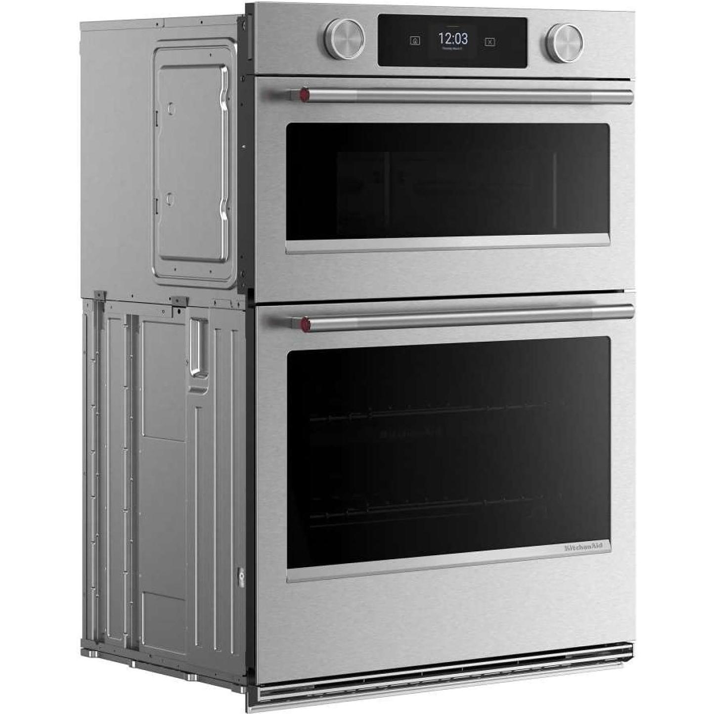 KitchenAid 30-inch Smart Electric Combo Wall Oven with Intelligent Cooking Camera KOEC930SPS IMAGE 6