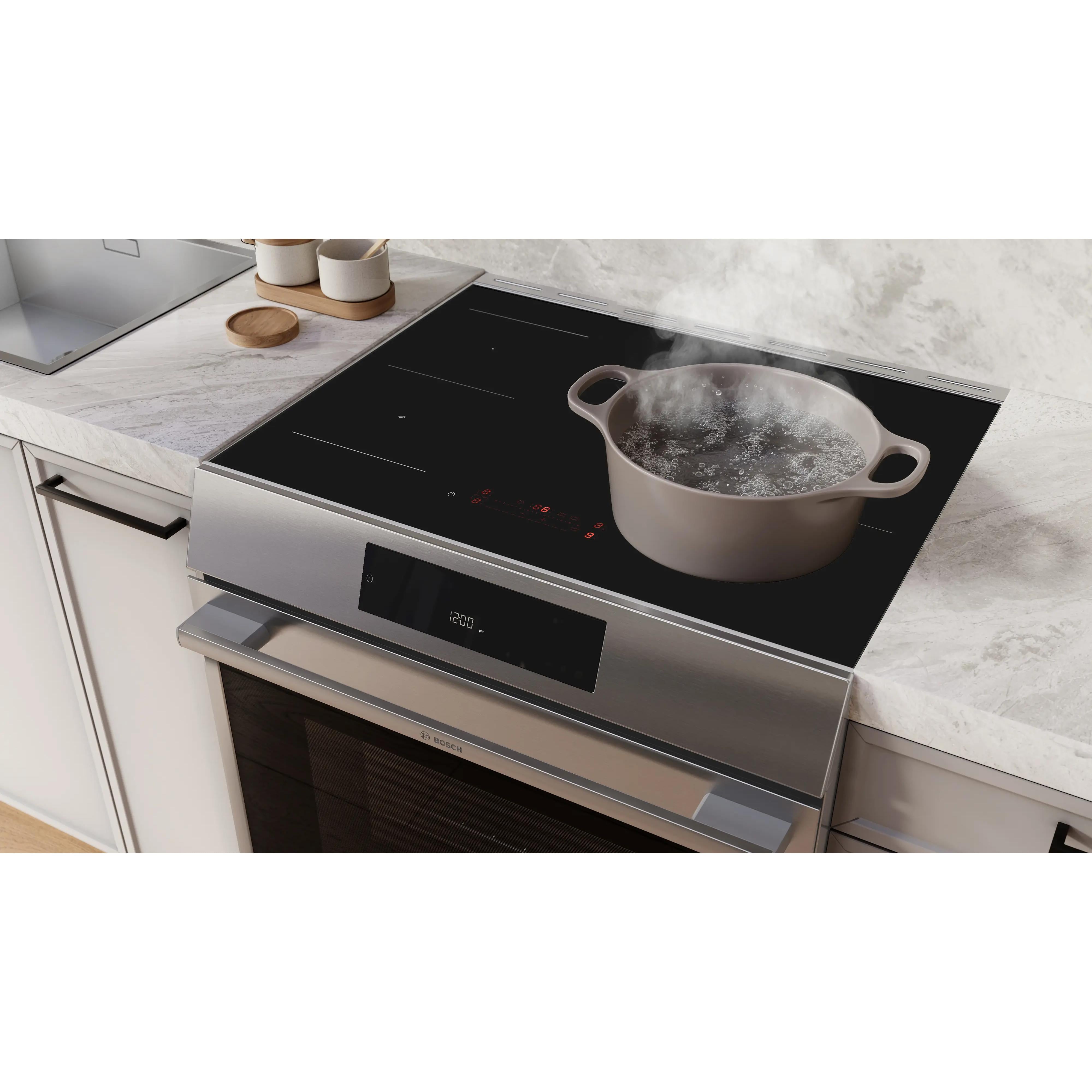 Bosch 500 Series Induction Freestanding Range HIF5050MC IMAGE 11