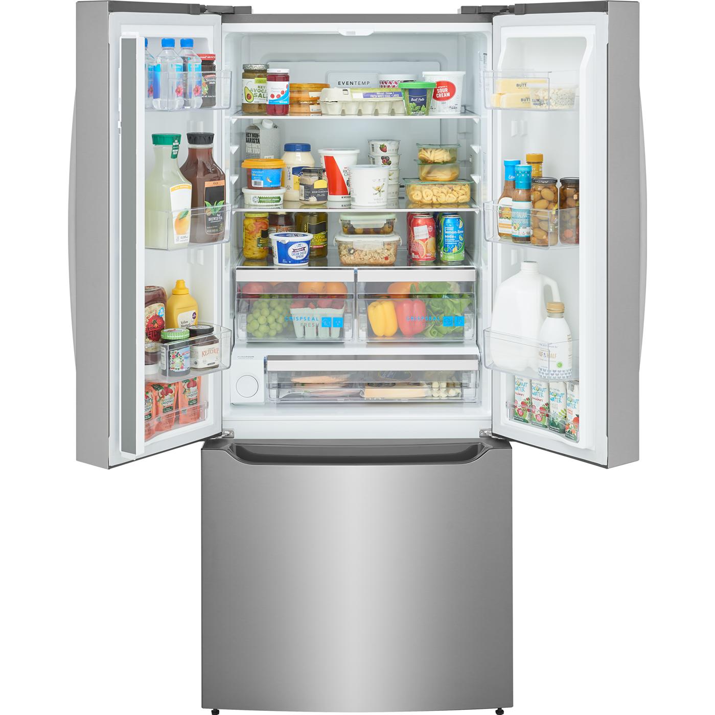 Frigidaire Gallery 30-inch, 20 Cu. Ft. French Door Refrigerator with Ice Maker GRFS2023AF IMAGE 2