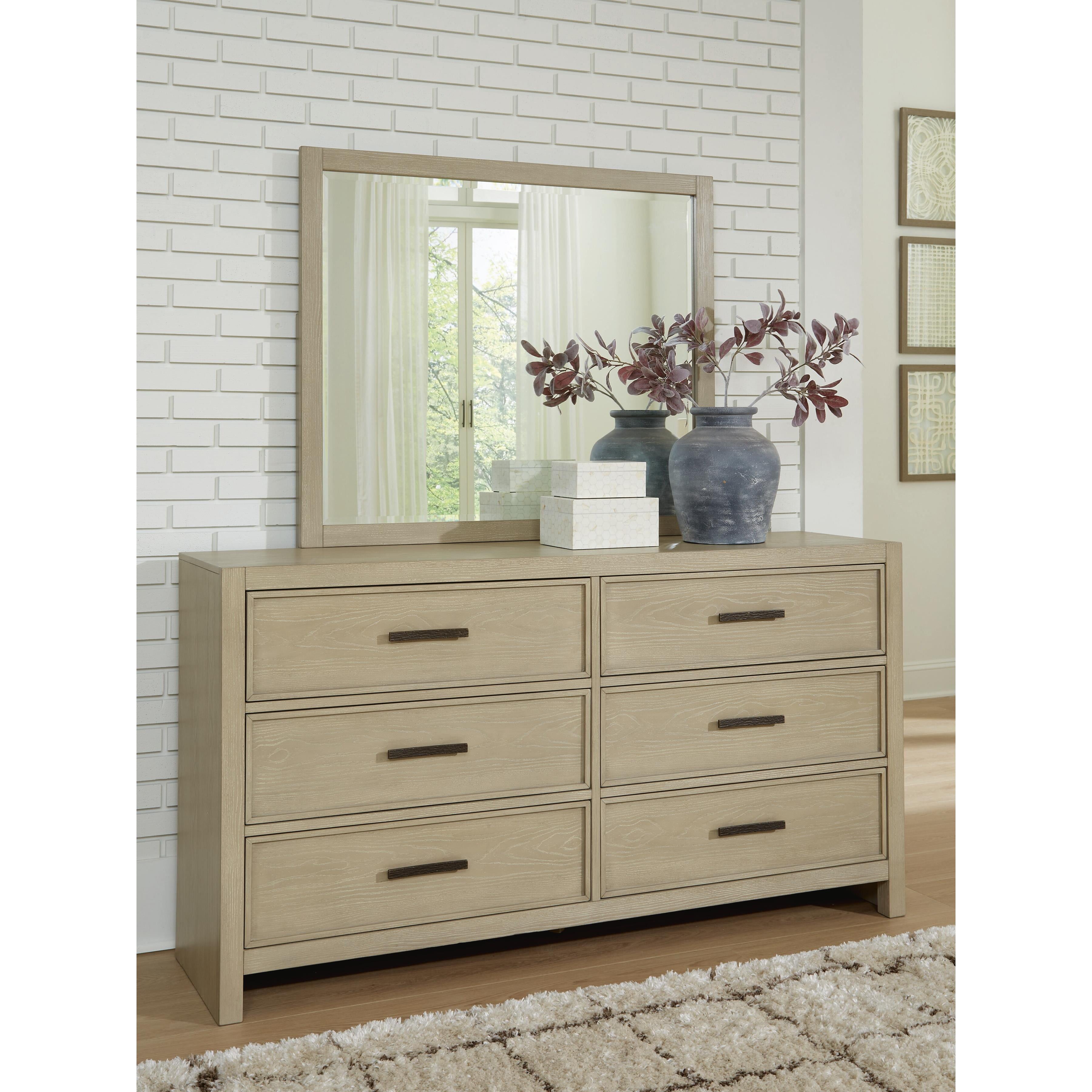 Signature Design by Ashley Calmoro B602B1 Dresser and Mirror IMAGE 2