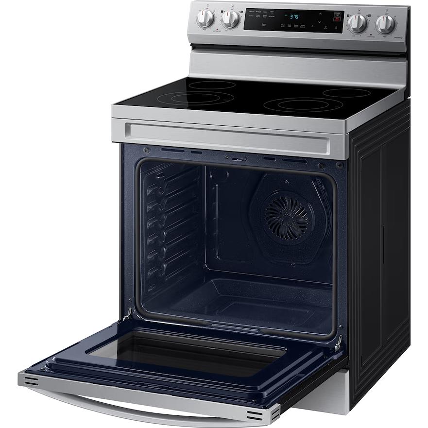 Samsung 6.3 cu. ft. Electric Freestanding Range Fan Convection Oven with Air Fry NE63F6510SR/AC IMAGE 5