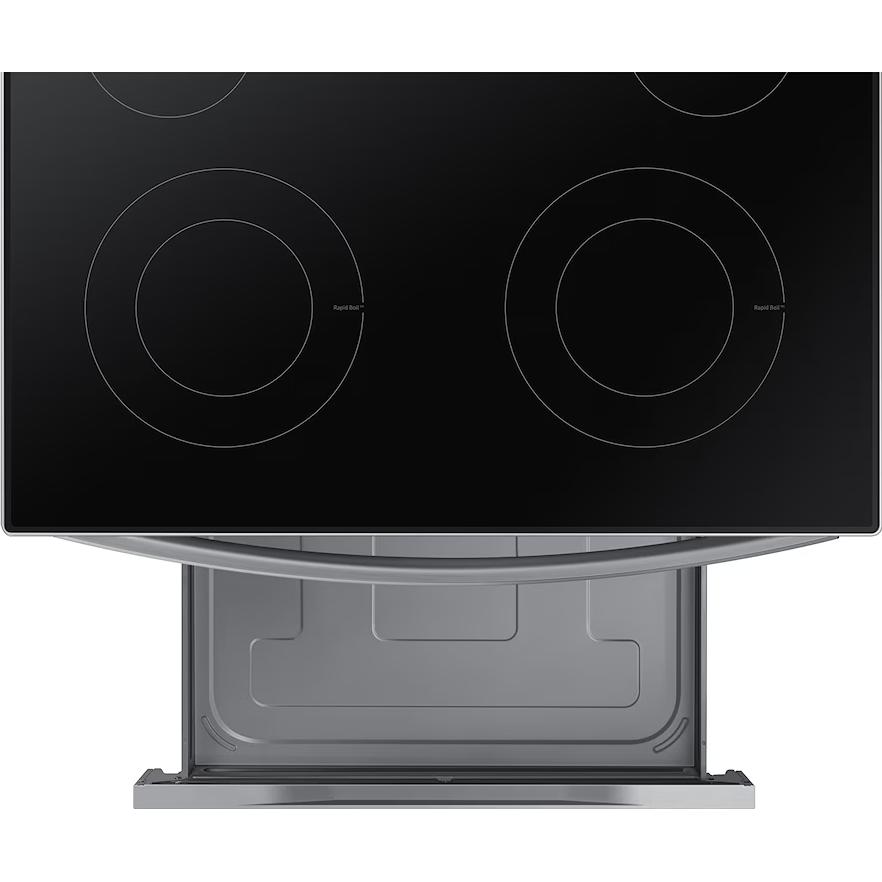 Samsung 6.3 cu. ft. Electric Freestanding Range Fan Convection Oven with Air Fry NE63F6510SR/AC IMAGE 8
