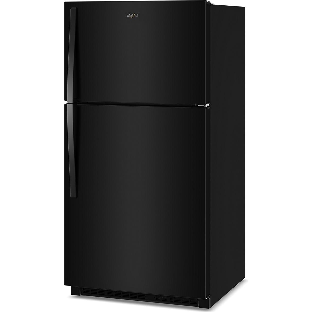Whirlpool 32.8-inch, 21.3 cu. ft. Freestanding Top Freezer Refrigerator with Flexi-slide™ Deli Drawer WRTX7421TB IMAGE 3
