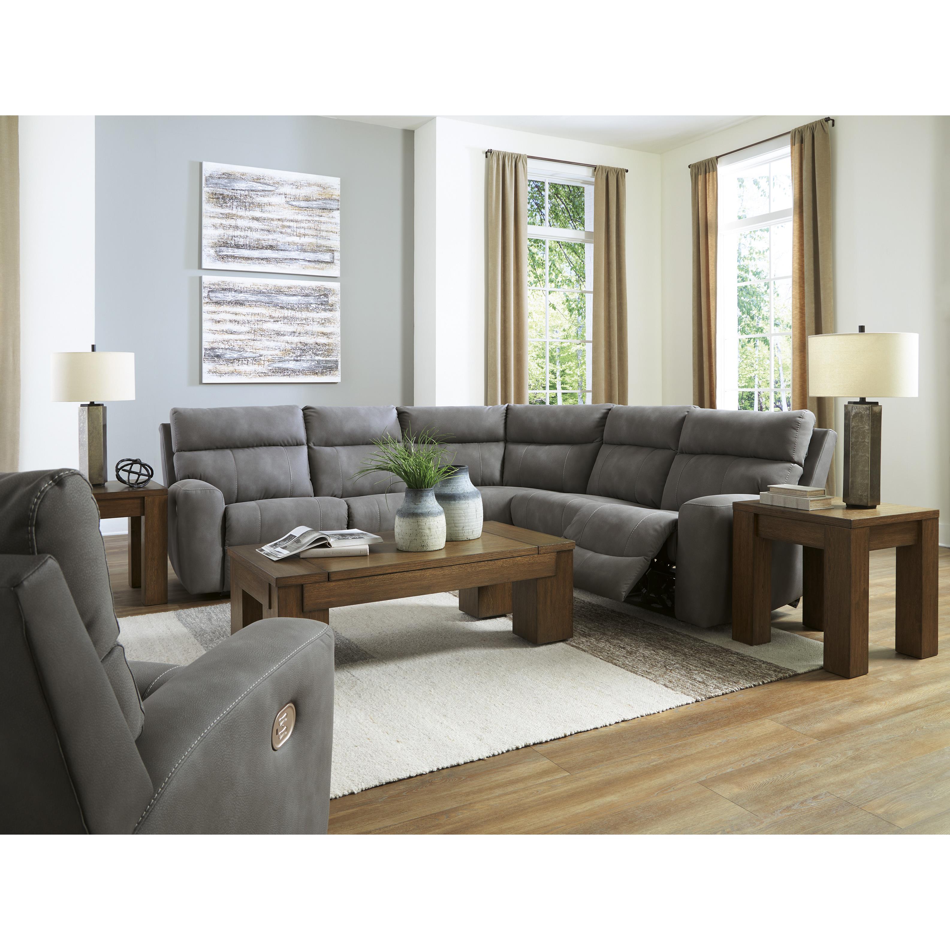 Signature Design by Ashley Next-Gen DuraPella Power Reclining Leather Look 5 pc Sectional 6100358C/6100331C/6100377C/6100346C/6100362C IMAGE 7