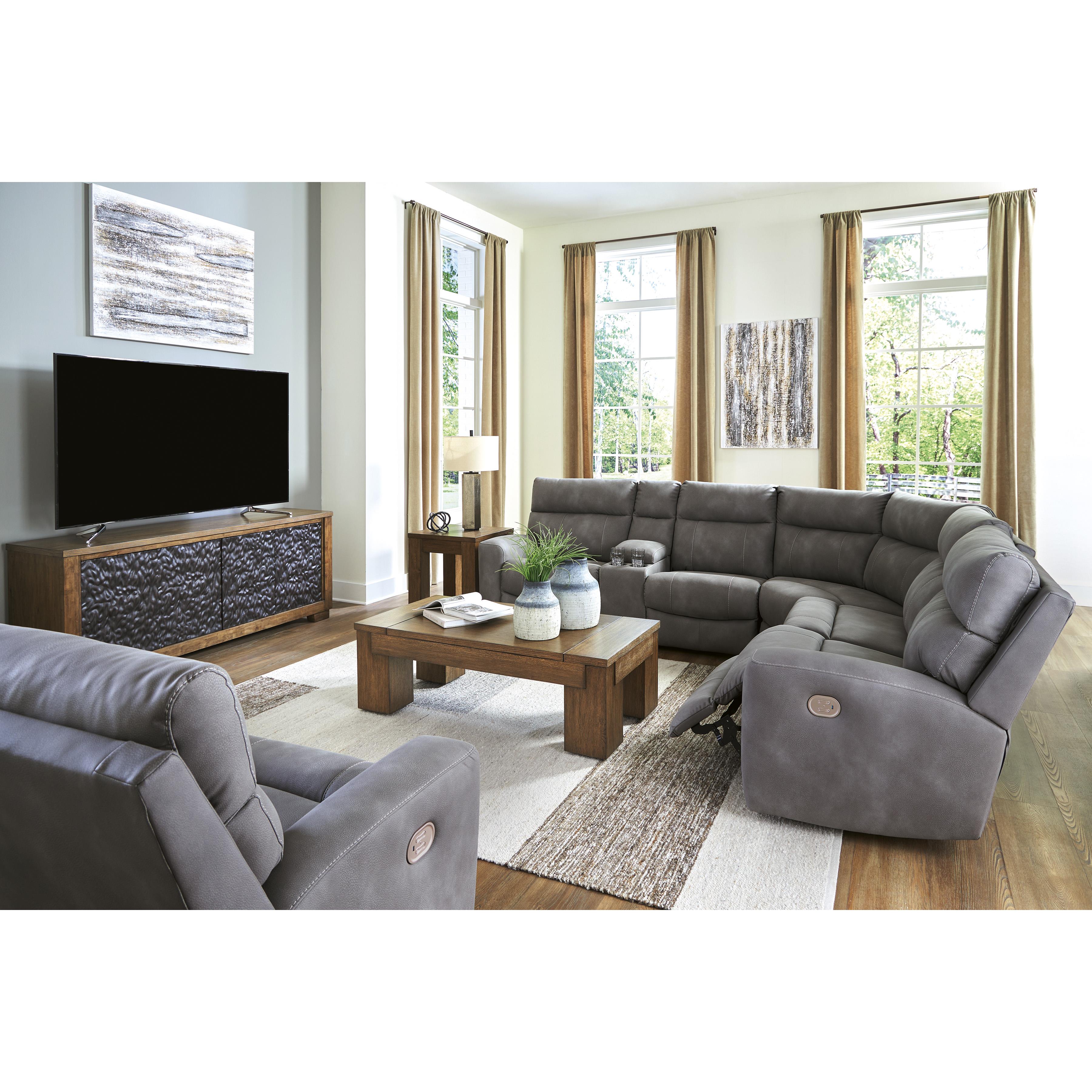 Signature Design by Ashley Next-Gen DuraPella Power Reclining Leather Look 6 pc Sectional 6100358C/6100357C/6100331C/6100377C/6100346C/6100362C IMAGE 10