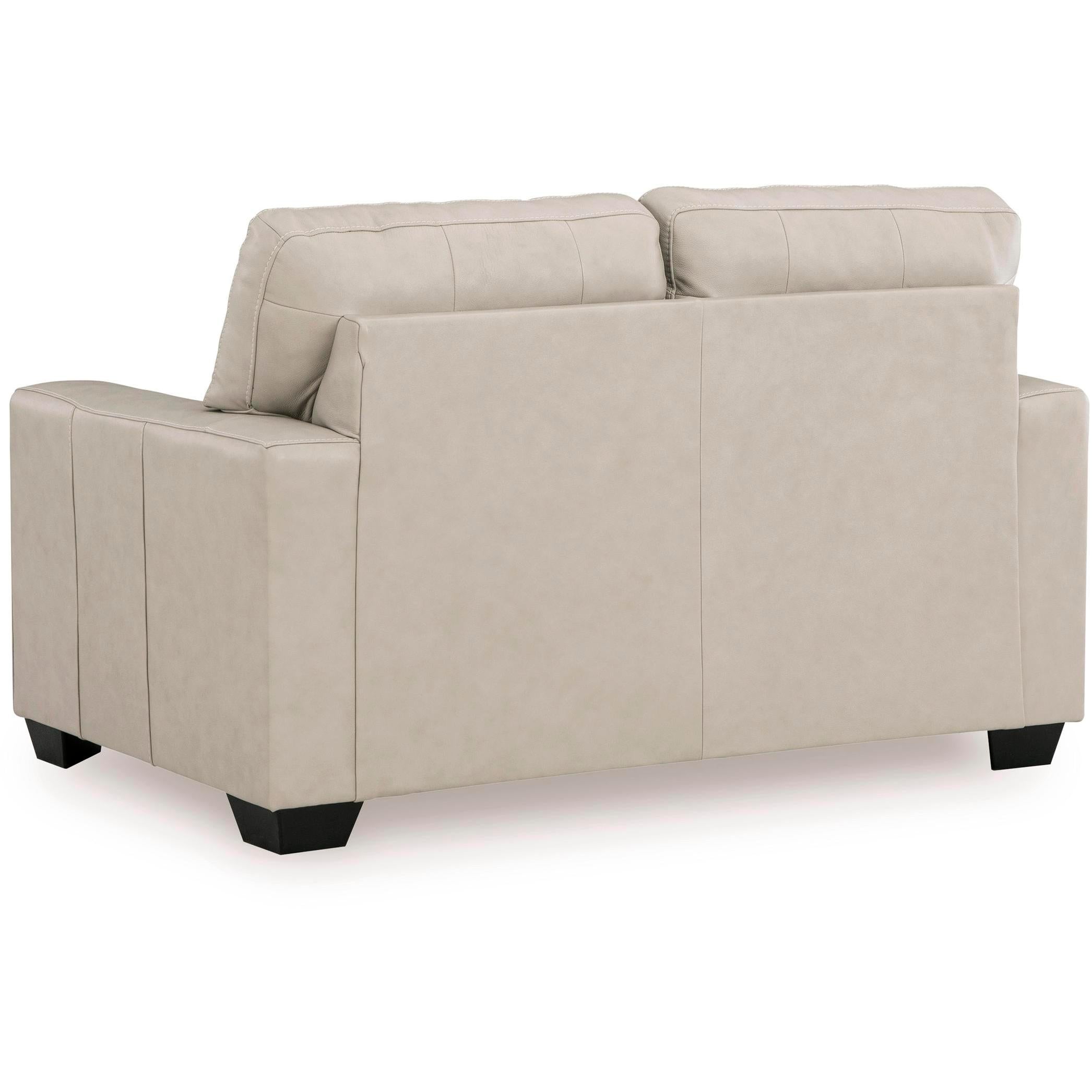 Signature Design by Ashley Santorine Stationary Leather Match Loveseat 2170835C IMAGE 3