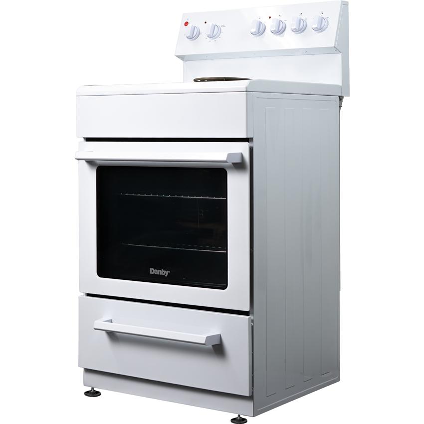 Danby 24-inch Slide-in Electric Range with Rear Controls DER240B1WC IMAGE 4