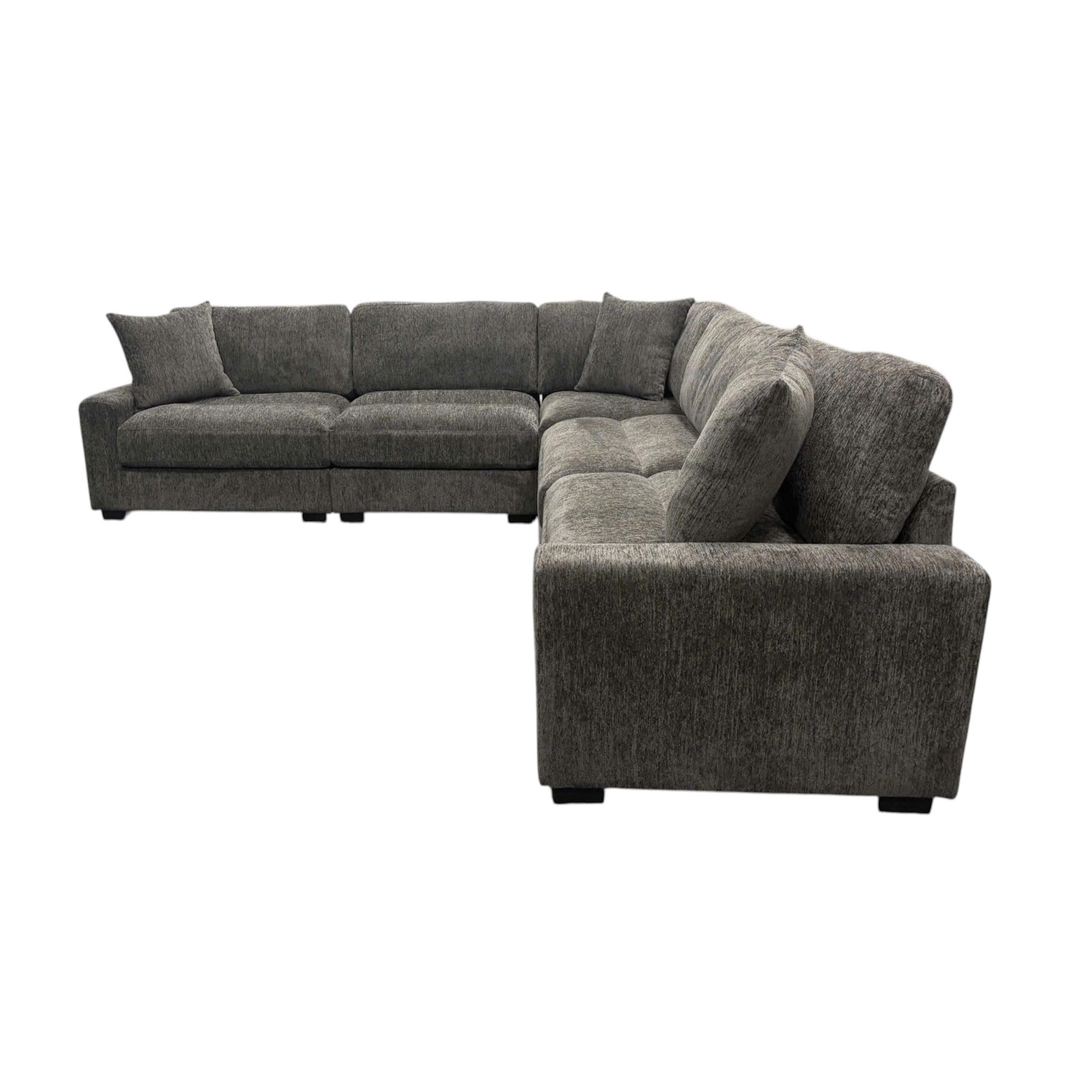 Primo International Sectionals Stationary Spencer 5-Piece Sectional - Coffee IMAGE 4