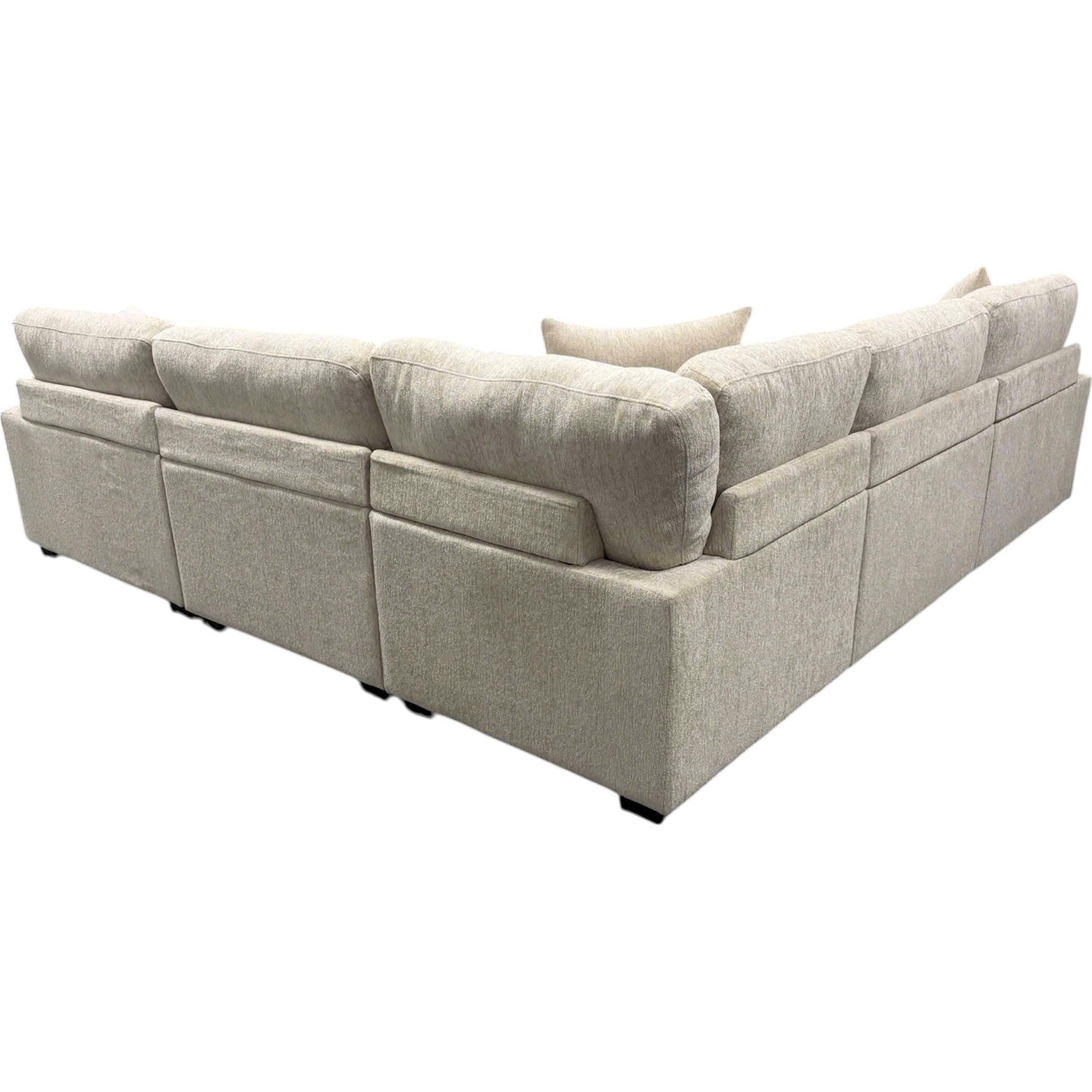 Primo International Sectionals Stationary Spencer 5-Piece Sectional - Beige IMAGE 2