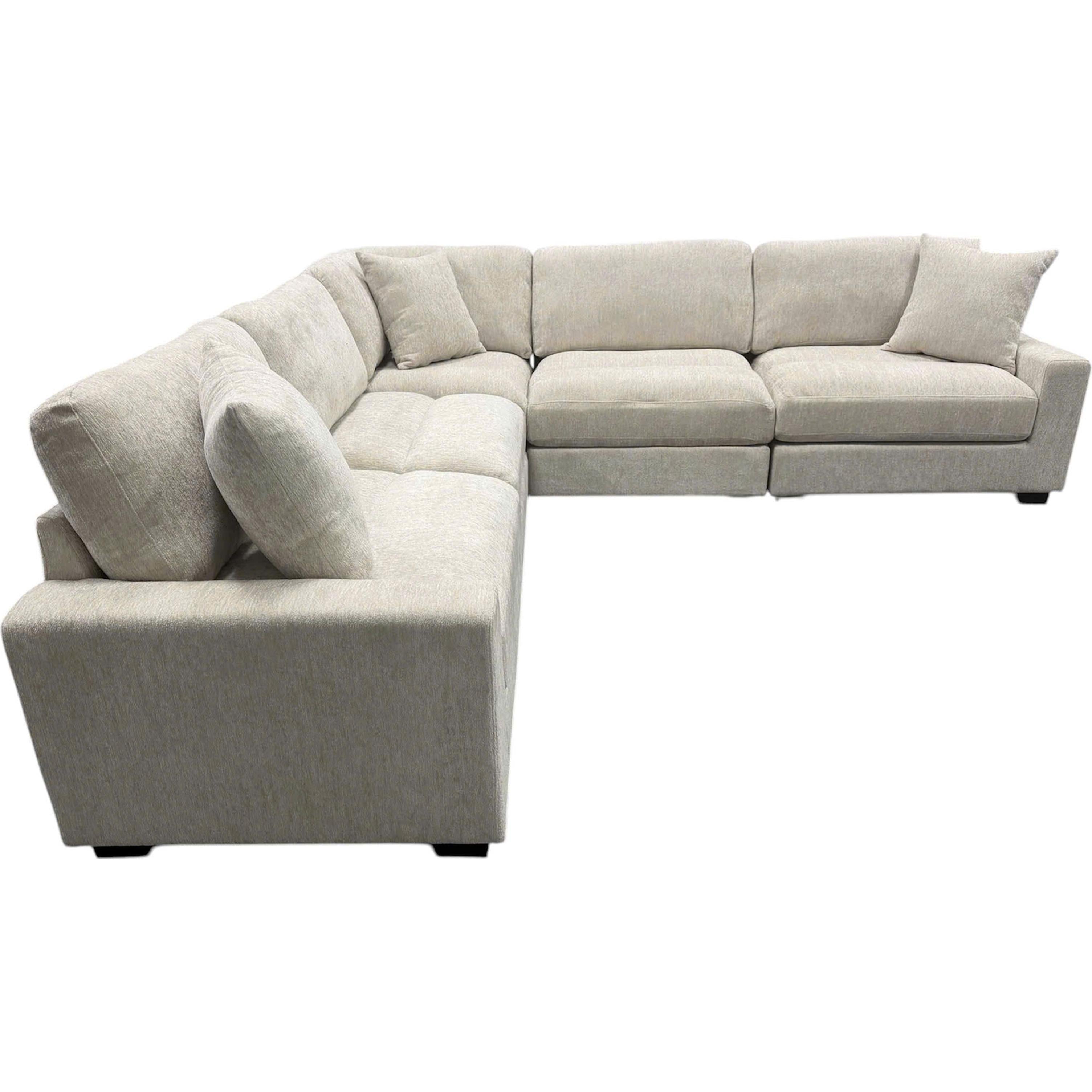 Primo International Sectionals Stationary Spencer 5-Piece Sectional - Beige IMAGE 3