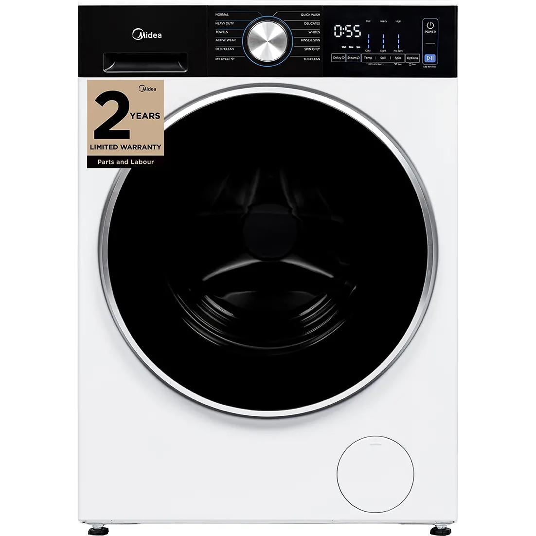 Midea 3.1 Cu. Ft. Front Load Compact Washing Machine with PowerMix™ MLHW31S2BBW IMAGE 2
