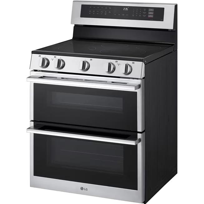 LG 30-inch, 7.3 cu. ft. Smart Electric Double Oven Freestanding Range with ProBake Convection® LDEL7324YE IMAGE 4