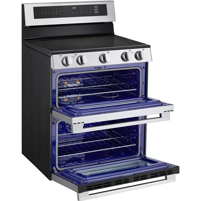 LG 30-inch, 7.3 cu. ft. Smart Electric Double Oven Freestanding Range with ProBake Convection® LDEL7324YE IMAGE 8
