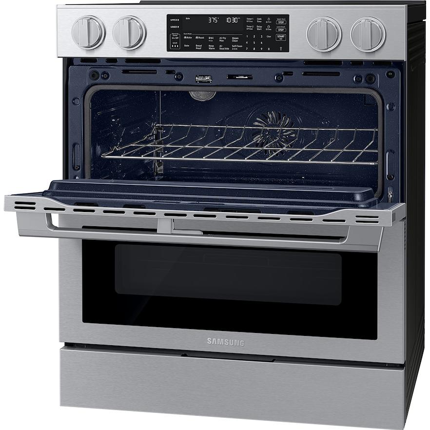 Samsung 30-inch Slide-in Electric Range with True Convection with Air Fry Max NSE90H63DRAC IMAGE 6