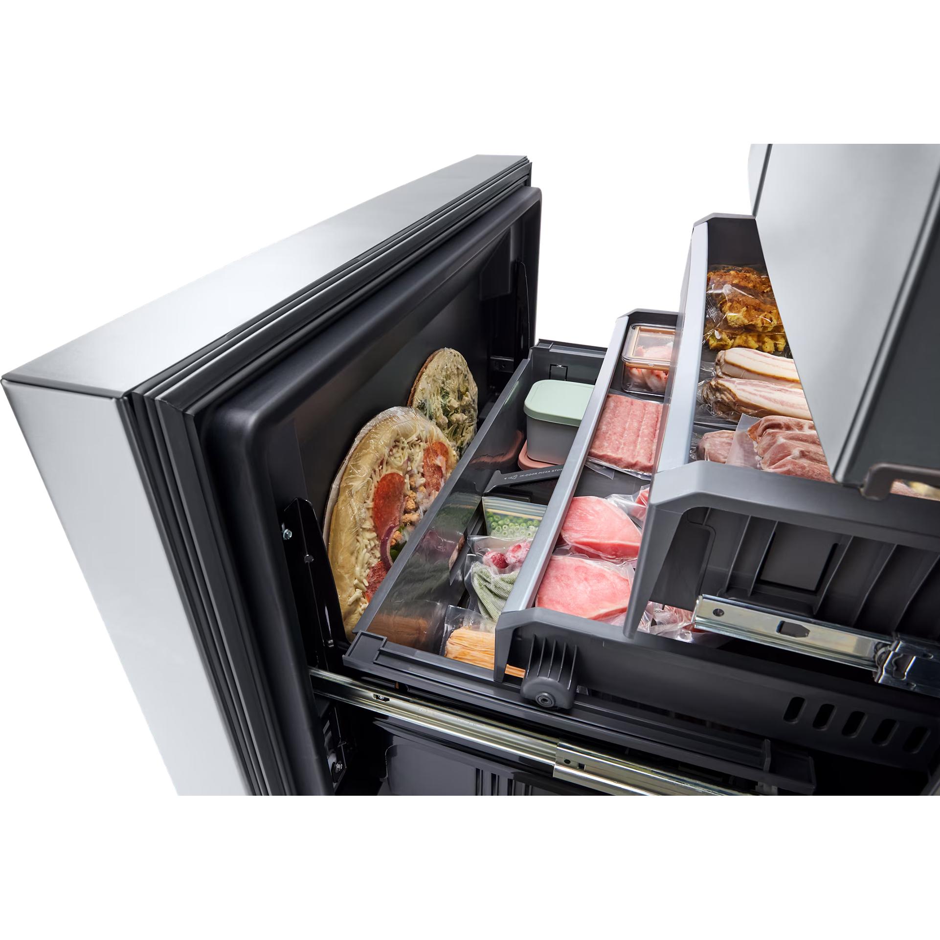 JennAir 36-inch, 23.84 cu. ft. Counter-Depth French 3-Door Refrigerator with Water and Ice Dispensing System JFFCCE72SL IMAGE 3