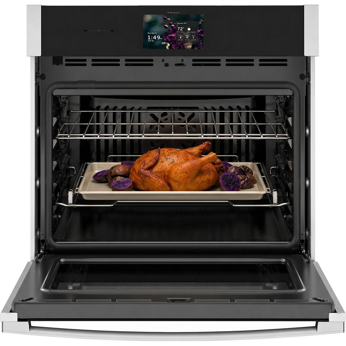 GE Profile 30-inch, 5 cu. ft. Built-in Single Wall Oven with Convection PTS7000SZSS IMAGE 3
