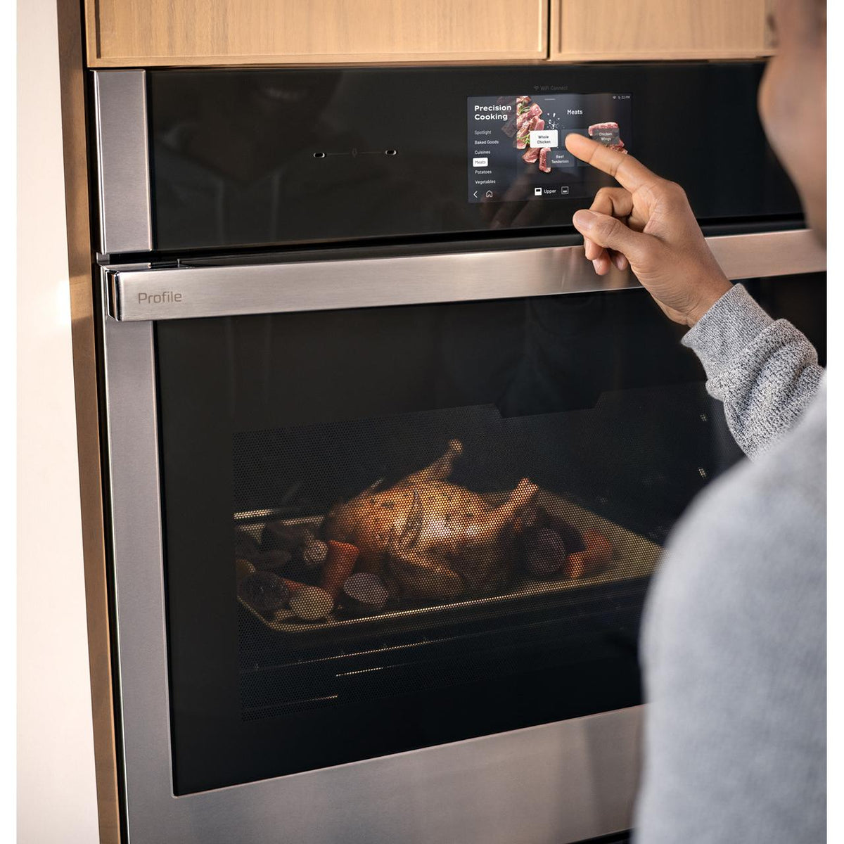 GE Profile 30-inch, 5 cu. ft. Built-in Single Wall Oven with Convection PTS7000SZSS IMAGE 4