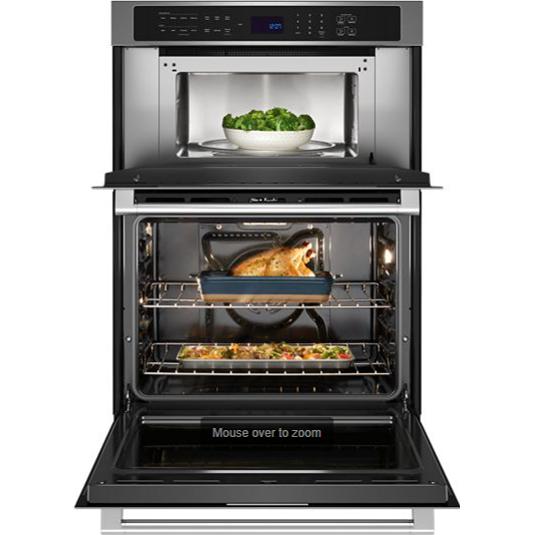 Maytag 30-inch, 6.4 cu. ft. Built-in Combination Wall Oven with Microwave Oven and EvenAir™ True Convection Technology MOEC4030TZ IMAGE 2