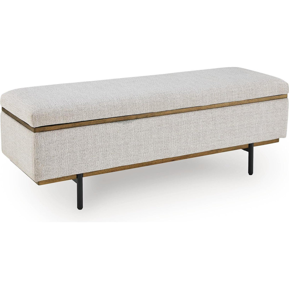 Signature Design by Ashley Dettaford Next-Gen Nuvella A3000848 Storage Bench IMAGE 1