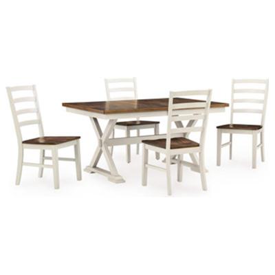 Signature Design by Ashley Brinfern PCD628-35 Rectangular Extendable Dining Table IMAGE 12
